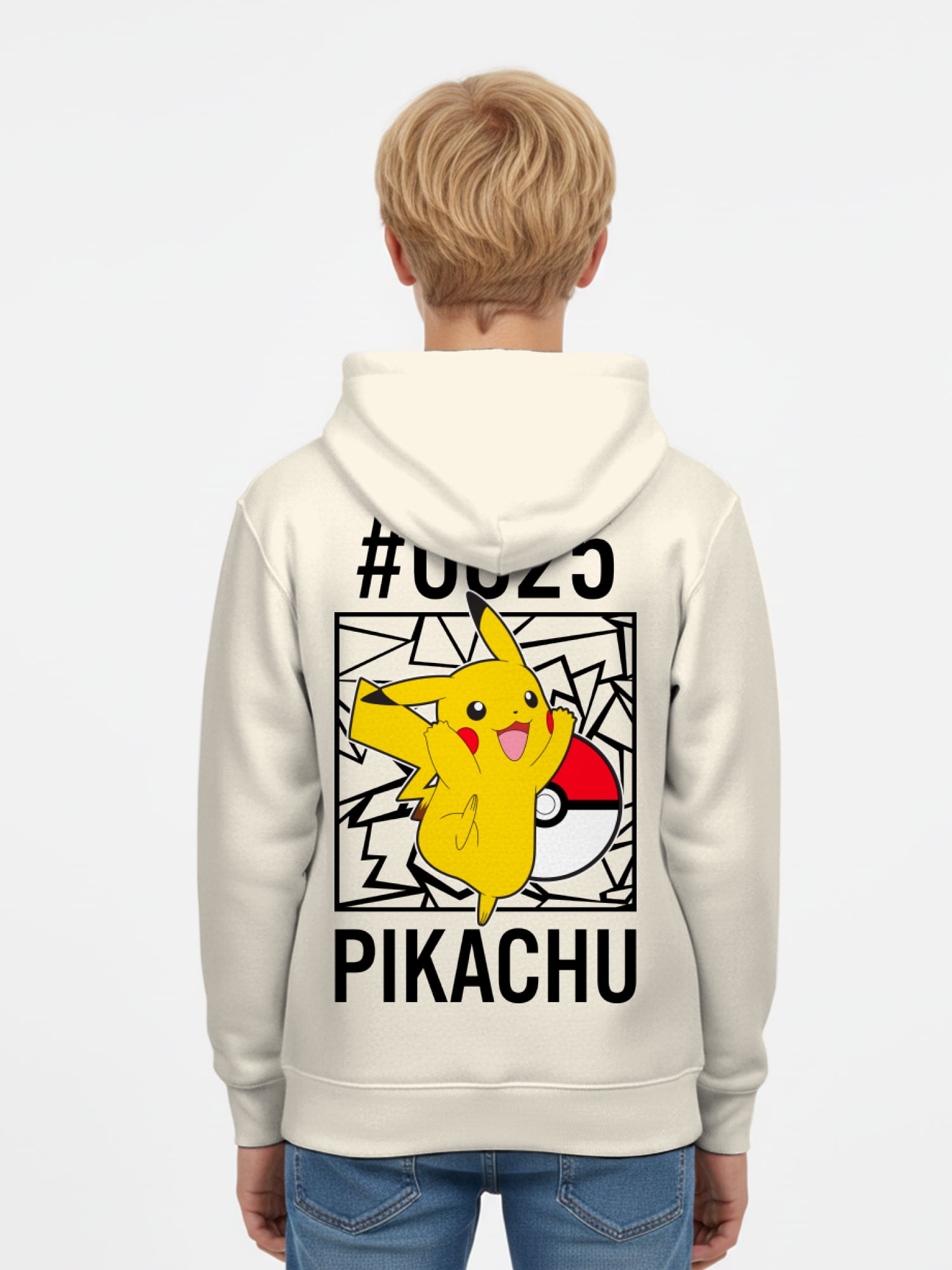 Pokémon, Boys' & Big Boys' Graphic Hoodie, Pika Pika Pokeball, Sizes 4-18