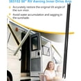 thumbnail image 4 of 383152 50" RV Awning Inner Drive Arm ,50"x1.75" Aluminum Rail Anti-Rust Awning Pitch Arm Fit for Solera Regal 69" Assemblie, 4 of 6