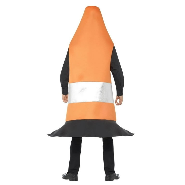 Traffic Cone Costume Adult Orange Tabard Traffic Cone Costume Adult Orange Tabard