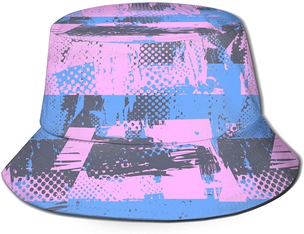 Grunge Urban Pattern Unisex Bucket Hat 