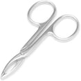 thumbnail image 7 of ACDANC 2 Pieces Tweezers Scissor Handle Straight Tip Scissor Shaped Eyebrows Tweezers for Hair Plucker Remover Facial Hair Eyebrows Care (Silver and Black), 7 of 7