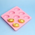 thumbnail image 4 of Walbest 9-cavity Non-stick Silicone Mold Gold Ingot Shape Chocolate Candy Mold, 4 of 7