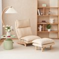 thumbnail image 6 of Versatile Beige Foldable Sofa Chair with Adjustable Recline - Sit or Lounge, 6 of 10