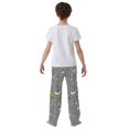 thumbnail image 4 of FORMRS Boys Pajama Pants with Pockets Size 13-14Y Kids Lounge Sleep Bottoms, Gray Halloween Dancing, 4 of 8
