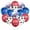 Cowboy A, variant on Western Cow Boy Balloon Blue Red Cowboy Bandana Latex Balloons Confetti Balloon Western Theme Supplies for Party Boys and Girls Baby Shower Cowboy Birthday Party Decorations