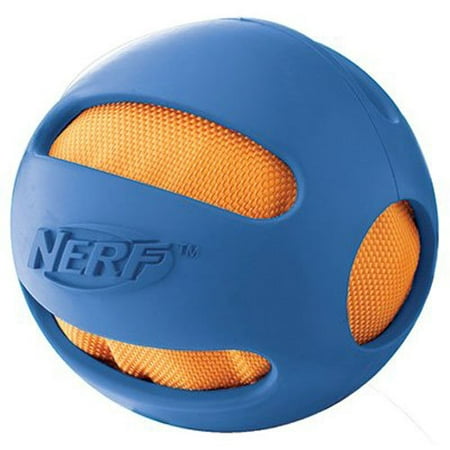 UPC 846998073653 product image for Nerf Dog Toy Crunchable Ball, Blue | upcitemdb.com