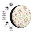 thumbnail image 4 of Rateoe Floral Pattern Tire Cover Wheel Protectors Weatherproof Wheel Covers Universal Fit for Trailer Rv SUV Truck Camper Travel Trailers Accessories-15 inch, 4 of 6