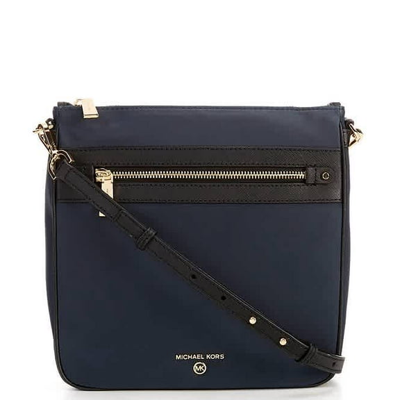 Michael Kors Ladies Navy Nylon Gabardine Messenger Bag