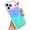Iridescent Glitter, variant on Iridescent Magnetic for iPhone 17 Pro Case, Compatible with Magsafe, Cute Clear Aesthetic Sparkly Glitter Bling Gradient Rainbow Design for Girls Women Protective Phone Case