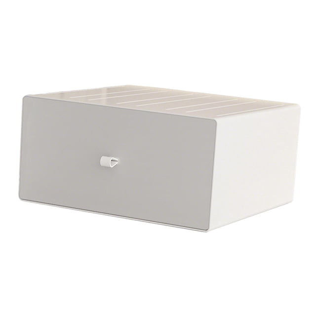 Caja de almacenamiento de escritorio, contenedor de almacenamiento, contenedor de artículos diversos para uso diario, joyería versátil 20 cm x 20 cm x 10 cm