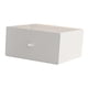 thumbnail image 1 of Caja organizadora de almacenamiento de escritorio con cajón para guardar manualidades y artículos diversos, lisa 20 cm x 20 cm x 10 cm, 1 of 8
