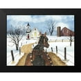 thumbnail image 2 of Jacobs, Billy 14x12 Black Modern Framed Museum Art Print Titled - Sleigh Bells Ring, 2 of 5