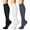 Black White Blue, variant on 3 Pairs Copper Compression Socks for Women & Men Circulation 15-20 mmhg - Better Blood Flow, Swelling, Best Support for Medical, Running, Nursing