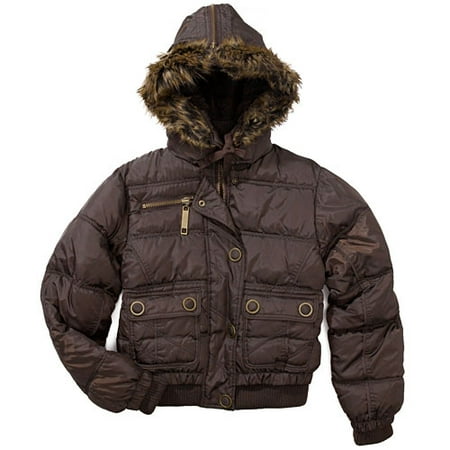 No Boundaries - Juniors Bubble Bomber Jacket