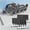 47.2in-Grey, variant on Modern Folding Conference Tables, Flip Top Mobile Meeting Table with Wheels, Modular Stackable Training Tables, Convertible Rolling Seminar Table for Office Classroom School(8,Walnut,47.2in)