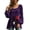 Purple, variant on Sheghy Halloween Costumes for Women Dressy Tops for Women Crew Neck A-Line Button Front for Summer Army Green S
