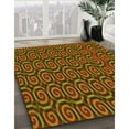 thumbnail image 3 of Ahgly Company Machine Washable Indoor Square Transitional Crimson Red Area Rugs, 3' Square, 3 of 7