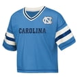 thumbnail image 2 of Girls Youth Outerstuff Carolina Blue North Carolina Tar Heels Gridiron Jersey V-Neck T-Shirt, 2 of 3
