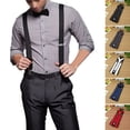 thumbnail image 6 of ALSLIAO Women Men Elastic Suspenders Black Adjustable Braces Y-Back Clip-on Gray, 6 of 8