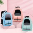 thumbnail image 3 of thinsony Cat Carrier Backpack Transparent Airline Approved for Outdoor Travel Green, 3 of 9