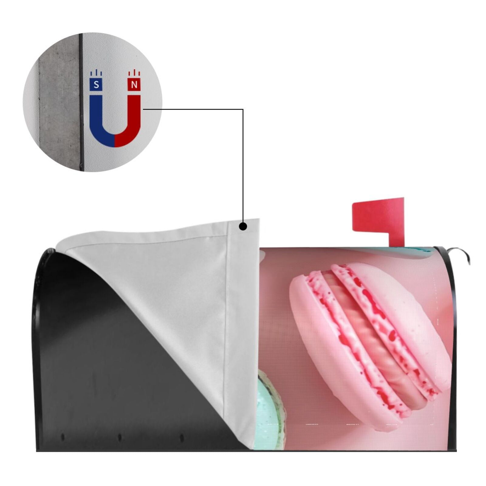 Kdxio Magnetic Mailbox Cover 21x18 in Mailbox Cover Outdoor Decoration Holiday Mailbox Covers for Home Garden Yard-21x18 in