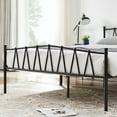 thumbnail image 6 of VECELO 3-Piece Bedroom Set with Metal Bed Frame and 2 Nightstand, Queen Size, 6 of 7