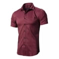thumbnail image 3 of Camisa De Fibra De Bambú For Hombre, Camisa Informal De Una, 3 of 4