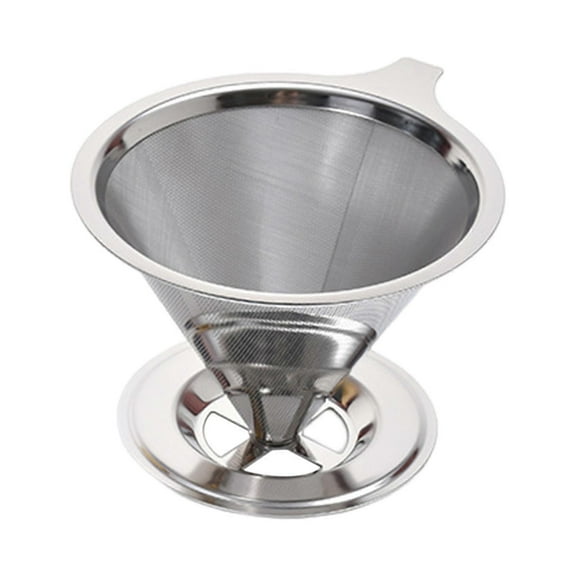 Stainless Steel Coffee Filter, Pour Over, Reusable, Paperless, Coffee Cone Filter for Home (LGL)