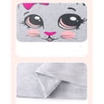 thumbnail image 5 of Bellafa Toddler Girls Clothes Kids Summer 2 Piece Outfits Short Sleeve Cute Cat Tops Shirt and Shorts Set 2-7 Years, 5 of 8