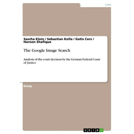 The Google Image Search - eBook
