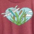 thumbnail image 3 of Instant Message - Spring - Dragonfly Stained Glass - Women's Short Sleeve Graphic T-Shirt, 3 of 6