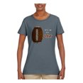 thumbnail image 2 of Wild Bobby Football Fingerprint It's in My DNA Sports Women Graphic Tee, 2 of 6