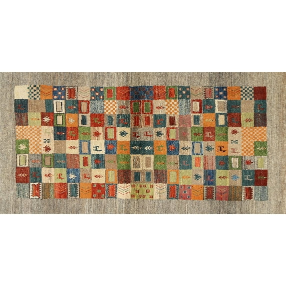 Ahgly Company Indoor Rectangle Contemporary Sienna Brown Abstract Area Rugs, 6' x 9'