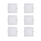 thumbnail image 3 of 12W 6pcs Empotrada tejado Luces Abajo Panel -Cuadrado Blanco cálido Macarena Luz de techo LED, 3 of 8