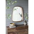 thumbnail image 4 of Wayne Wood Mirror - 27" x 2.5" x 37.5" - Brown, 4 of 4
