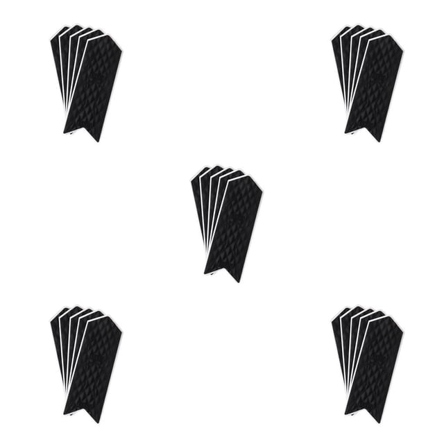 Yuarrent 5 piezas de pegatinas para bicicleta, marco de protección para cuadro de bicicleta, cintas para marcos, cubierta de chasis Pequeño Negro 5 Piezas 5piezas
