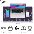 thumbnail image 5 of Long Mouse Pads for Desk,Halloween Silhouette Pattern Desk Mats on Top Of Desks, Desk Mouse Pad Extra Large with 3mm Non-Slip Base and Stitched Edge for Gaming,Office,Work,Home 31.5x15.7in, 5 of 5
