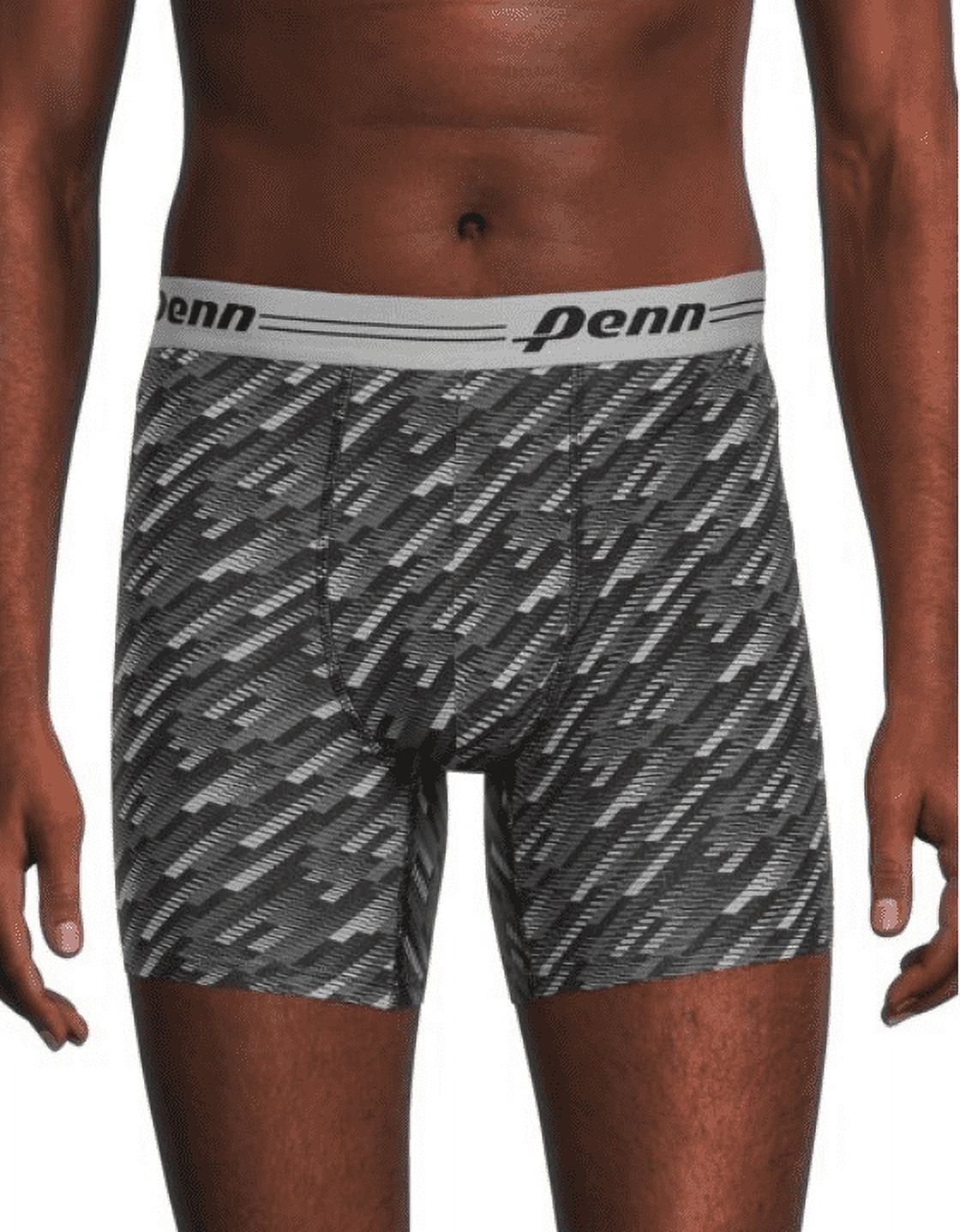 Penn 3-Pack Adult Mens Cotton Stretch Boxer Briefs, Sizes S-XL