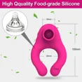 thumbnail image 5 of XBONP Sucking Vibrator Sex Toys with Penis Ring, G-Spot Vibrator for Women Personnal Massager, 5 of 6