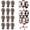 Small pink+12 head, variant on Ztysn Wig Stand 12 Head Model Styling Storage Holder, Multiple Wigs Display with 22in Mannequin Heads Tripod Metal Hair Organizer Storage Rack,Pink