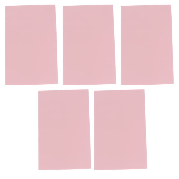 Zonhebin 5pcs Rubber Carving Blocks for DIY Stamp Making (Pink)