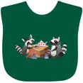 thumbnail image 3 of Inktastic Raccoon Tea Party Boys or Girls Baby Bib, 3 of 4