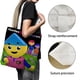 thumbnail image 3 of Charlie's Colorforms City Bolso de tela con estampado de lienzo para mujer, bolsa de compras reutilizable y estética, con cremallera interior, regalo para mujer,38*45cm., 3 of 6