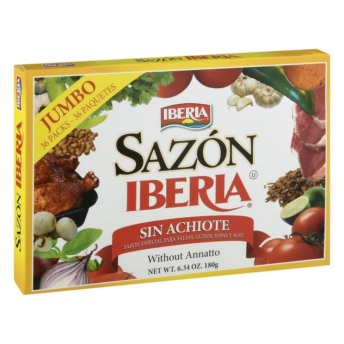 Iberia Seasoning Without Annatto, 36 Pack