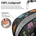 thumbnail image 5 of Womens Black Dinosaurs Speech Bubbles Pattern Lunch Box for Work,Insulated Lunch Bag for Women,Loncheras Para Mujer,Leakproof Adult Lunch Bag for Work,Beach,Travel,Picnic,Camping, 5 of 7