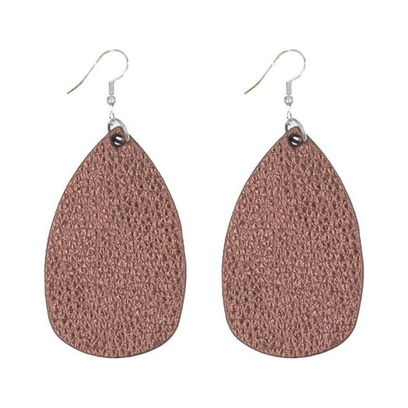 Hypoallergenic Surgical Steel Earrings for Sensitive Ears Leather Several Drops Teardrop Earrings Ladies Gift Jewelry for Women Wedding Gifts for Birthday Anniversary for Her