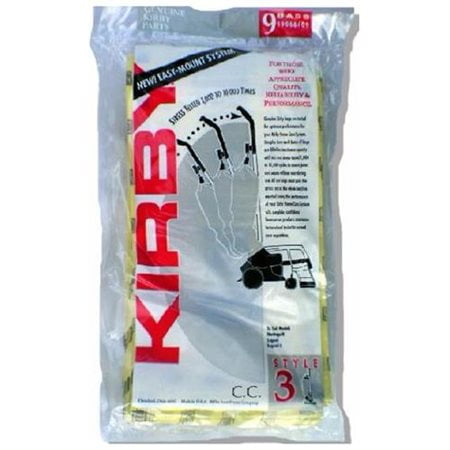 Sentria Genuine Kirby Vacuum Bags 2X 9 Bags Per Package Fits Units Built Prior To 2009 Part#197394 Kirby 