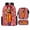 1, variant on Cosmic Power Anime Warrior Full Print 3 in 1 Daypack, 17" Large Capacity Outdoor Carry Backpack