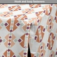 thumbnail image 4 of Ethnic Dog Crate Cover, Geometrical Repetitive Arrangement on Plain Background, Easy to Use Pet Kennel Cover Small Dogs Puppies Kittens, 7 Sizes, Mauve Taupe Peach, by Ambesonne, 4 of 6
