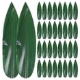 thumbnail image 1 of 100 hojas de bambú para decoración de sushi, hojas de bambú para sashimi, 1 of 7